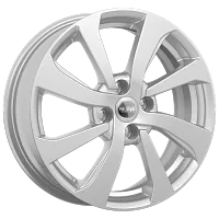 Литые диски КС893 (ZV 16_Rio I) (КС893) 6.000xR16 4x100 DIA54.1 ET52 сильвер