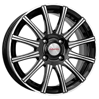 Литые диски Сиеста (КС477) 5.000xR13 4x100 DIA67.1 ET35 алмаз черный