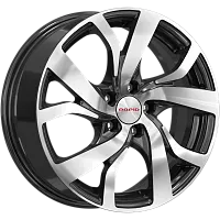 Литые диски Палермо (КС607) 6.500xR16 5x110 DIA65.1 ET39 алмаз черный